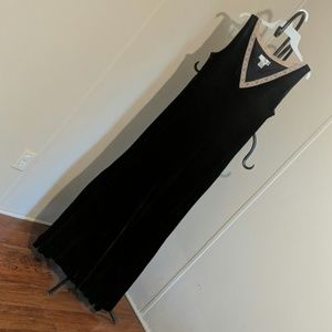 Black Velvet Evening dress